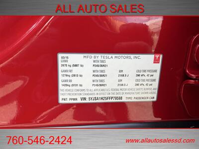 2015 Tesla Model S P85D   - Photo 43 - Escondido, CA 92029