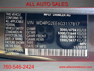 2016 Mercedes-Benz Metris Passenger - Photo 27 - Escondido, CA 92029