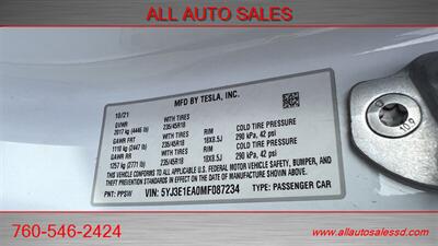 2021 Tesla Model 3 Standard Range Plus   - Photo 31 - Escondido, CA 92029