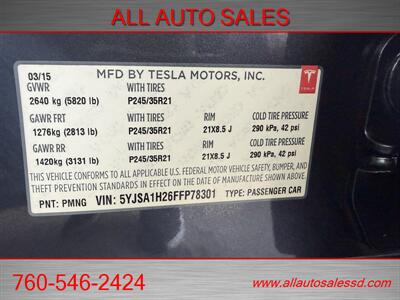 2015 Tesla Model S 85D - Photo 34 - Escondido, CA 92029