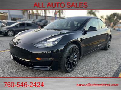 2022 Tesla Model 3 Performance Sedan