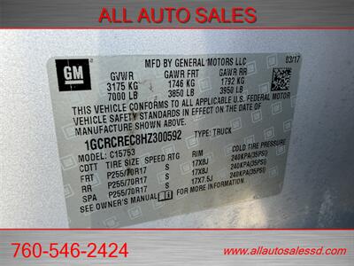 2017 Chevrolet Silverado 1500 LT   - Photo 36 - Escondido, CA 92029