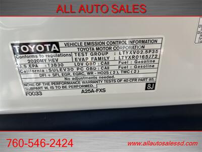 2020 Toyota Camry Hybrid SE   - Photo 35 - Escondido, CA 92029