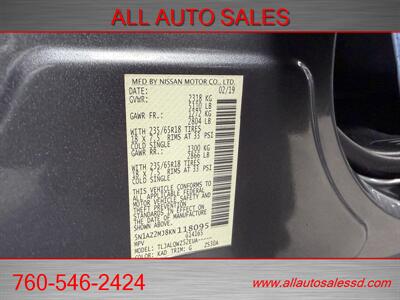 2019 Nissan Murano SV   - Photo 31 - Escondido, CA 92029