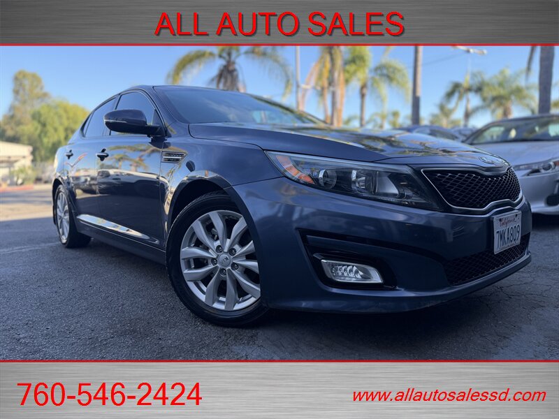 Blue 2015 Kia Optima LX Sedan Front-Wheel Drive Automatic