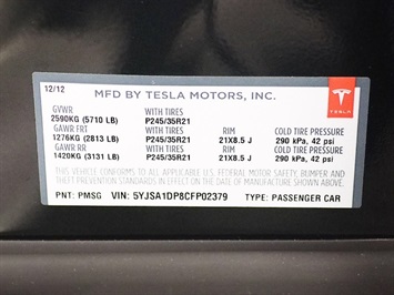 2012 Tesla Model S P85 - Performance   - Photo 37 - Rancho Cordova, CA 95742