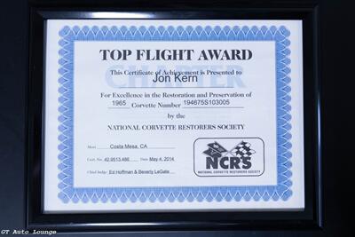 1965 Chevrolet Corvette L76 327/365   - Photo 73 - Rancho Cordova, CA 95742