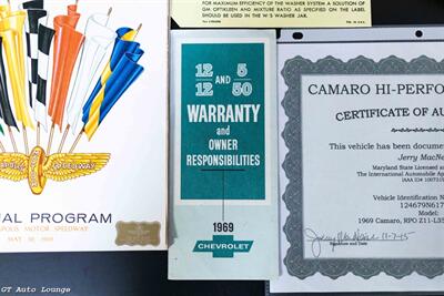 1969 Chevrolet Camaro Z11 Pace Car   - Photo 74 - Rancho Cordova, CA 95742