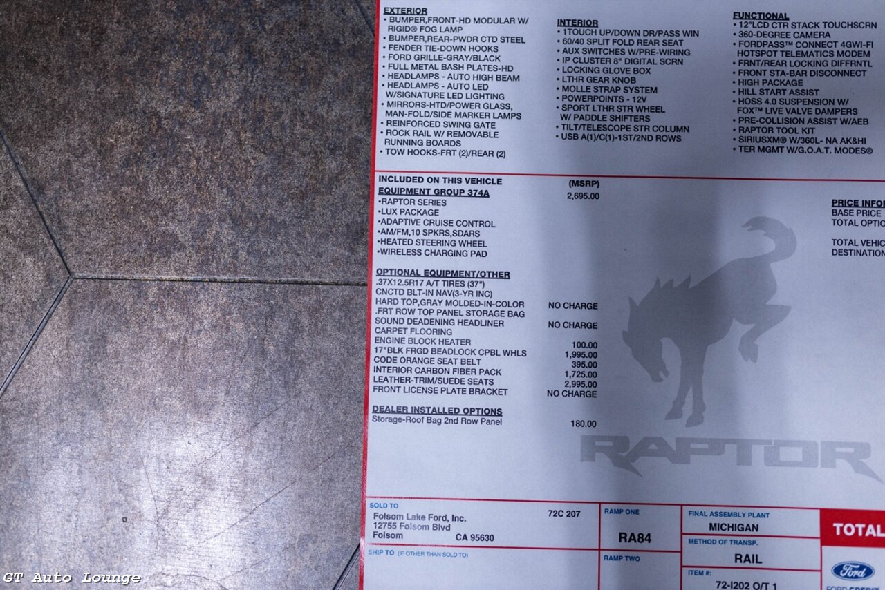 2022 Ford Bronco Raptor - Photo 54 - Rancho Cordova, CA 95742