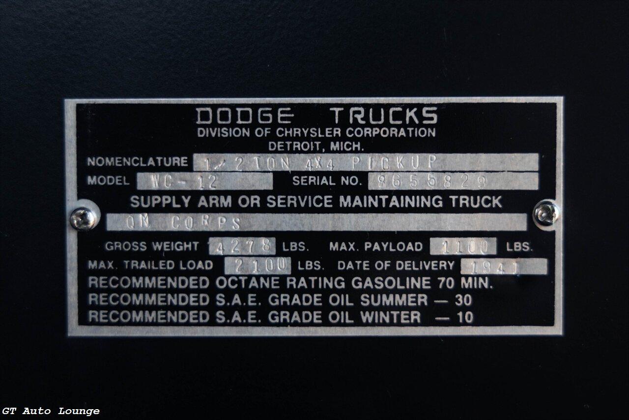 1941 Dodge Other Pickups WC-12 4x4 - Photo 85 - Rancho Cordova, CA 95742