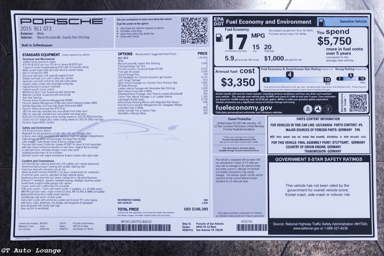 2015 Porsche 911 GT3 - Photo 64 - Rancho Cordova, CA 95742