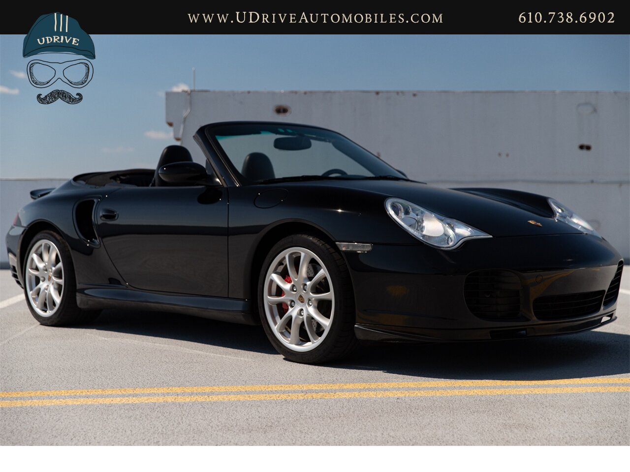 2004 Porsche 911 996 Turbo Cabriolet 6 Speed Manual GT3 Wheels  Service History Triple Black - Photo 17 - West Chester, PA 19382