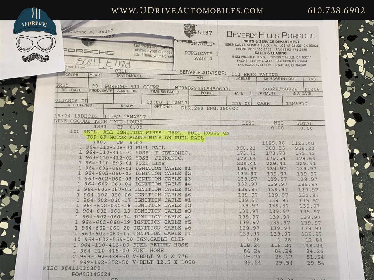 1990 Porsche 911 964 Carrera 4 C4 AWD $67k in Service and Upgrades  Since 2017 Engine Rebuild by Porsche - Photo 60 - West Chester, PA 19382