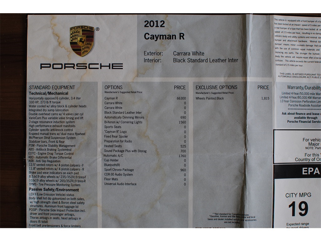 2012 Porsche Cayman R   - Photo 31 - West Chester, PA 19382