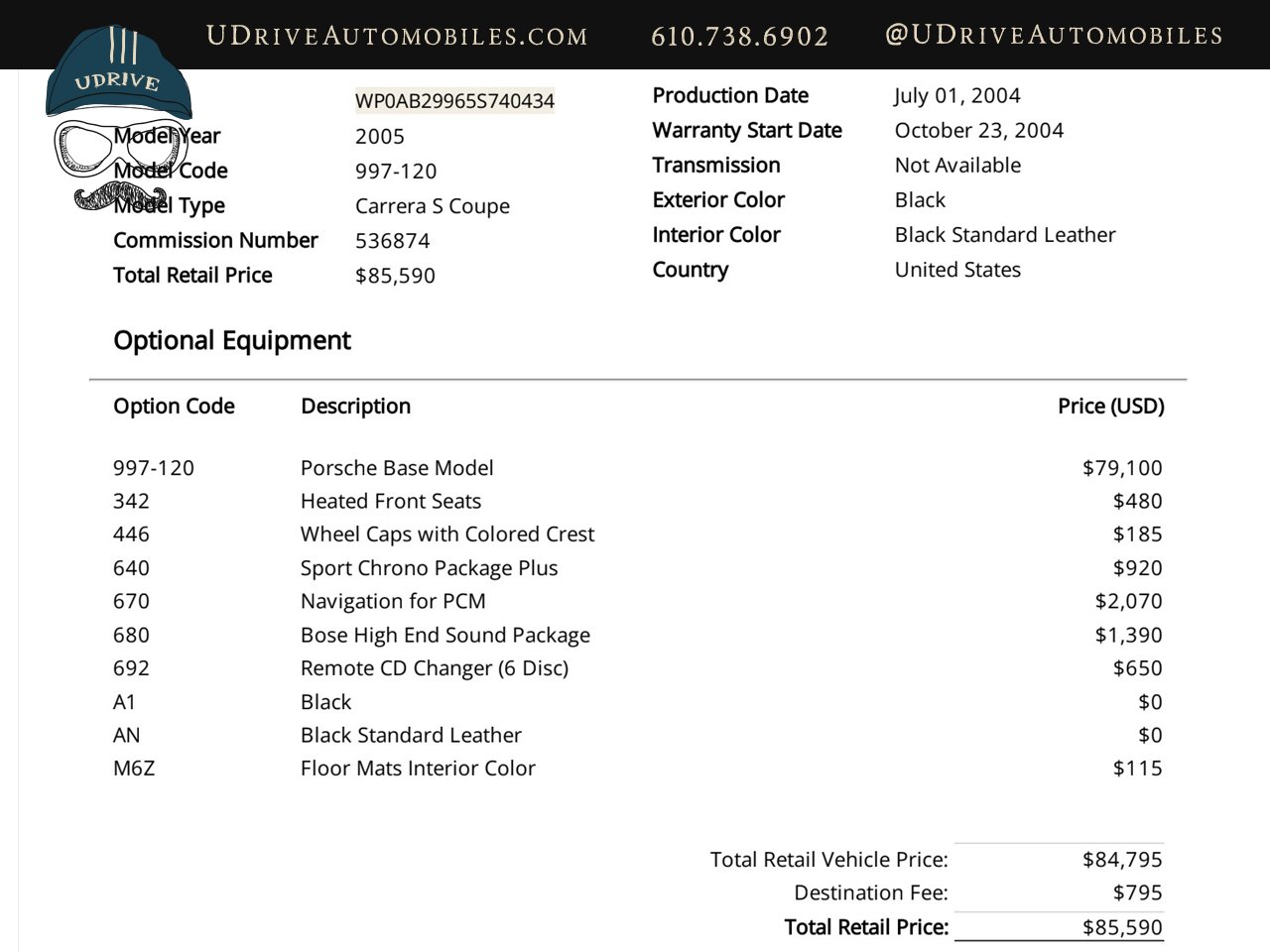 2005 Porsche 911 Carrera S   - Photo 1 - West Chester, PA 19382