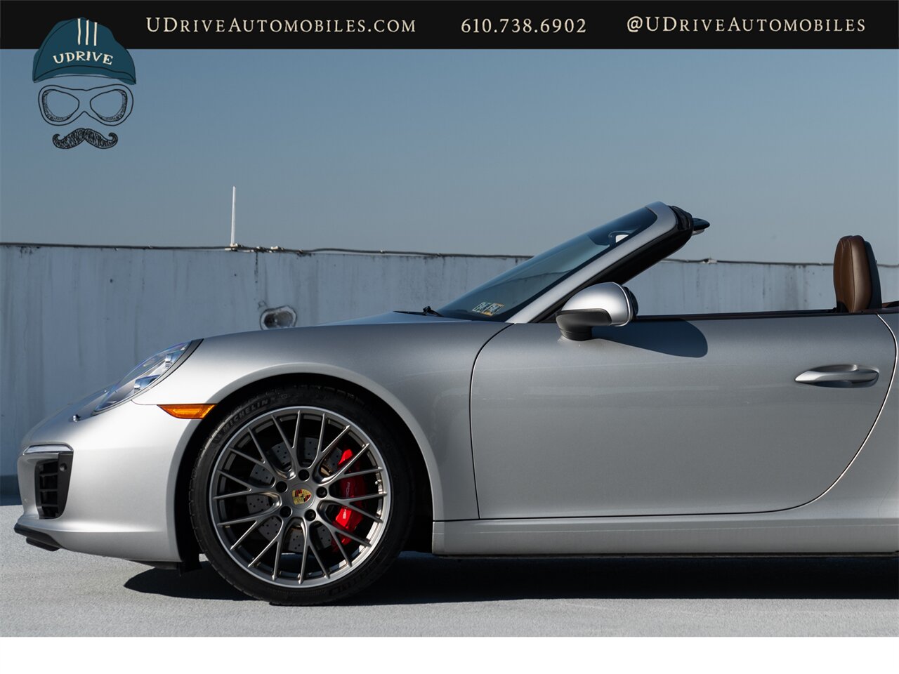 2017 Porsche 911 Carrera S  991.2 Cabriolet Saddle Brown Lthr Brown Top Adap Sport Seats Prem Pkg Plus Carbon Fiber RS Spyder Whls - Photo 14 - West Chester, PA 19382