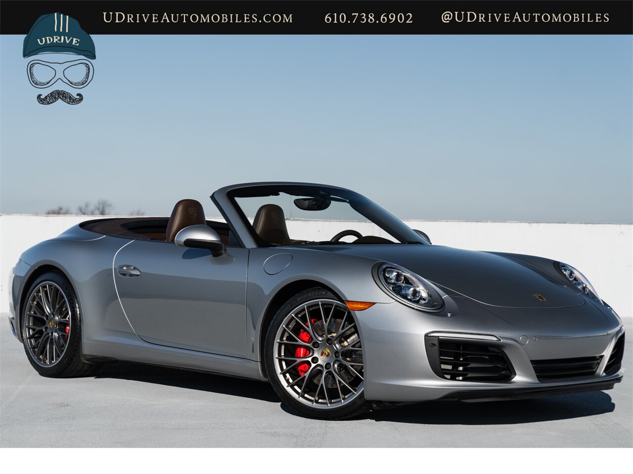 2017 Porsche 911 Carrera S  991.2 Cabriolet Saddle Brown Lthr Brown Top Adap Sport Seats Prem Pkg Plus Carbon Fiber RS Spyder Whls - Photo 5 - West Chester, PA 19382