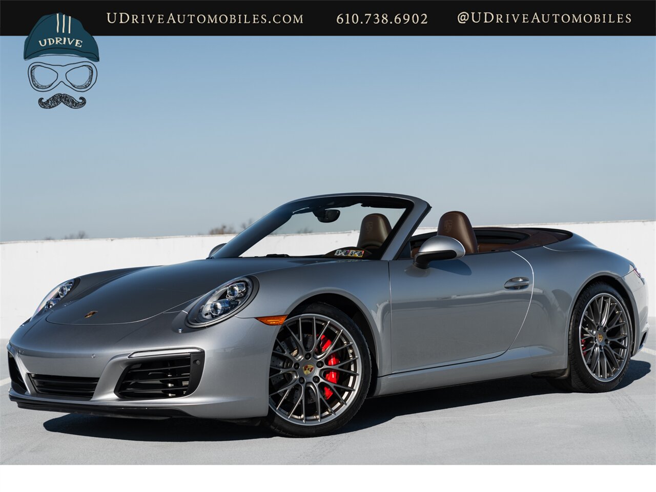 2017 Porsche 911 Carrera S  991.2 Cabriolet Saddle Brown Lthr Brown Top Adap Sport Seats Prem Pkg Plus Carbon Fiber RS Spyder Whls - Photo 1 - West Chester, PA 19382