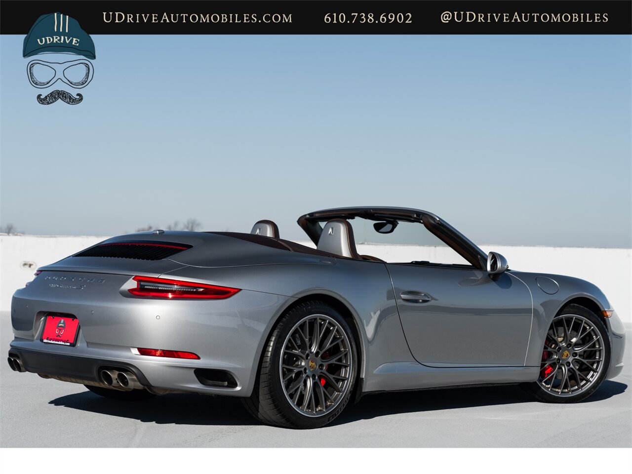 2017 Porsche 911 Carrera S  991.2 Cabriolet Saddle Brown Lthr Brown Top Adap Sport Seats Prem Pkg Plus Carbon Fiber RS Spyder Whls - Photo 4 - West Chester, PA 19382