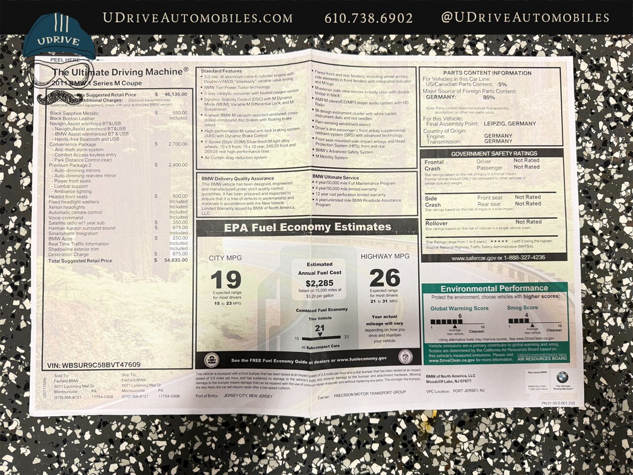 2011 BMW M 1M Full Service History - Photo 50 - West Chester, PA 19382