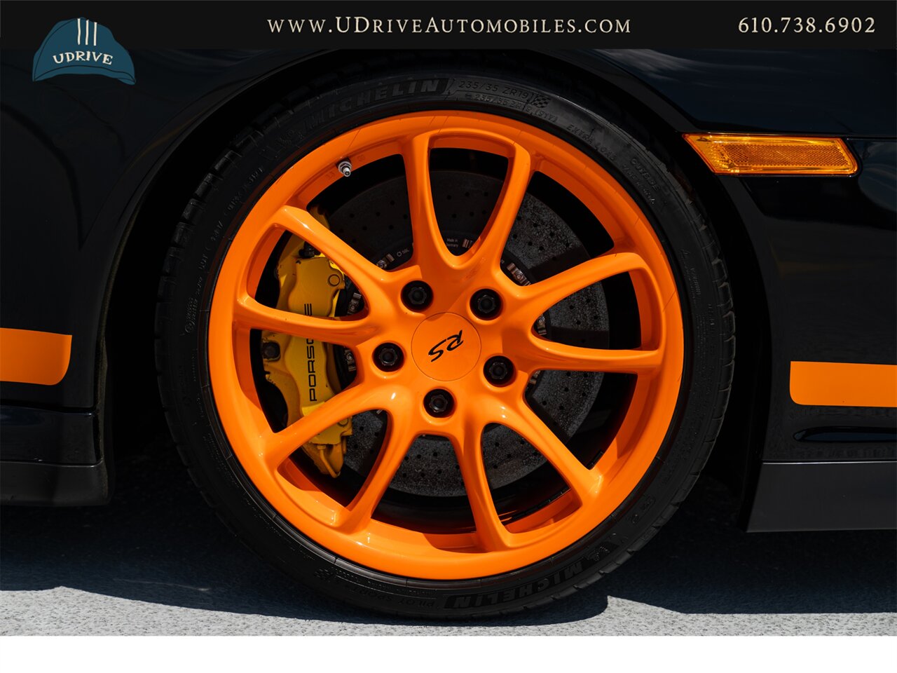 2007 Porsche 911 GT3 RS PCCB's Orange Deviating Stitching Carbon  Fiber Sport Chrono Full Lthr High $151k MSRP - Photo 63 - West Chester, PA 19382