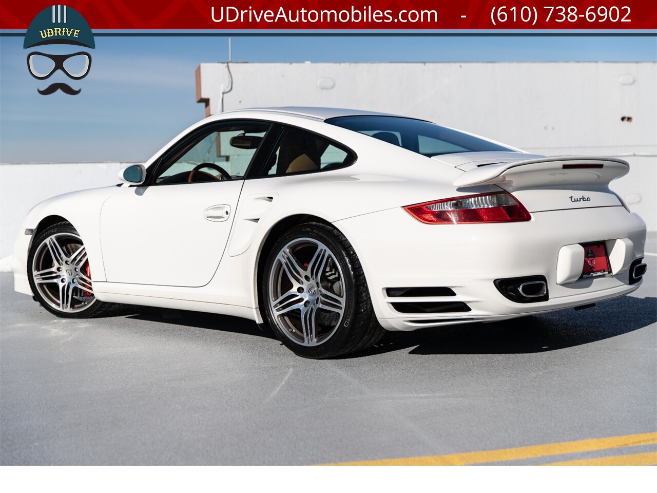 2008 Porsche 911 Turbo 997 RARE Carrara White 6 Spd Service History  Chrono Unique Build Pntd Lowers Leather Everywhere - Photo 5 - West Chester, PA 19382