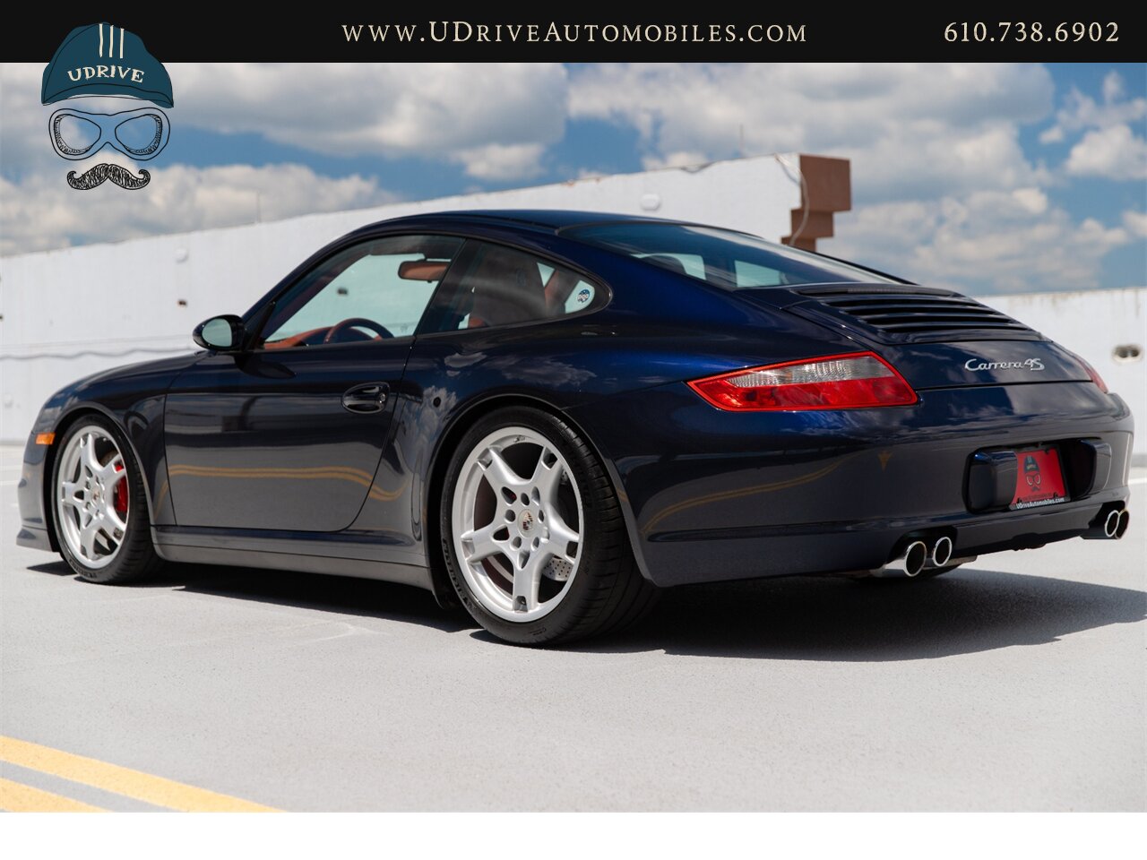 2007 Porsche 911 Carrera 4S 997 C4S 6 Spd Sport Chrono Sport Exhst  RARE Midnight Blue over Terracotta Full Lthr Thicker Steering Wheel - Photo 22 - West Chester, PA 19382