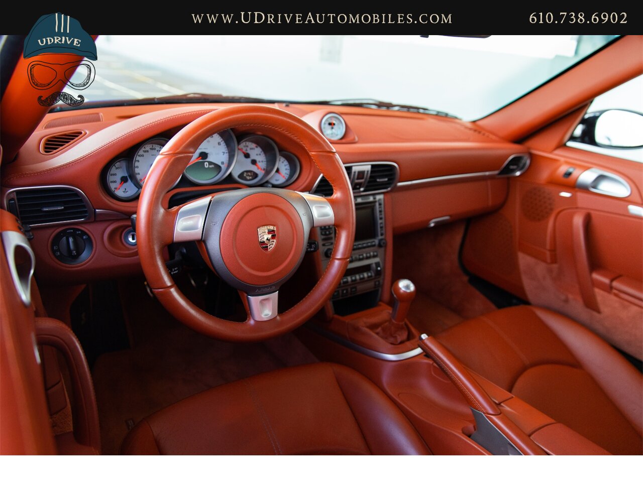 2007 Porsche 911 Carrera 4S 997 C4S 6 Spd Sport Chrono Sport Exhst  RARE Midnight Blue over Terracotta Full Lthr Thicker Steering Wheel - Photo 25 - West Chester, PA 19382