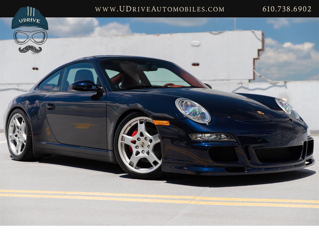 2007 Porsche 911 Carrera 4S 997 C4S 6 Spd Sport Chrono Sport Exhst  RARE Midnight Blue over Terracotta Full Lthr Thicker Steering Wheel - Photo 5 - West Chester, PA 19382