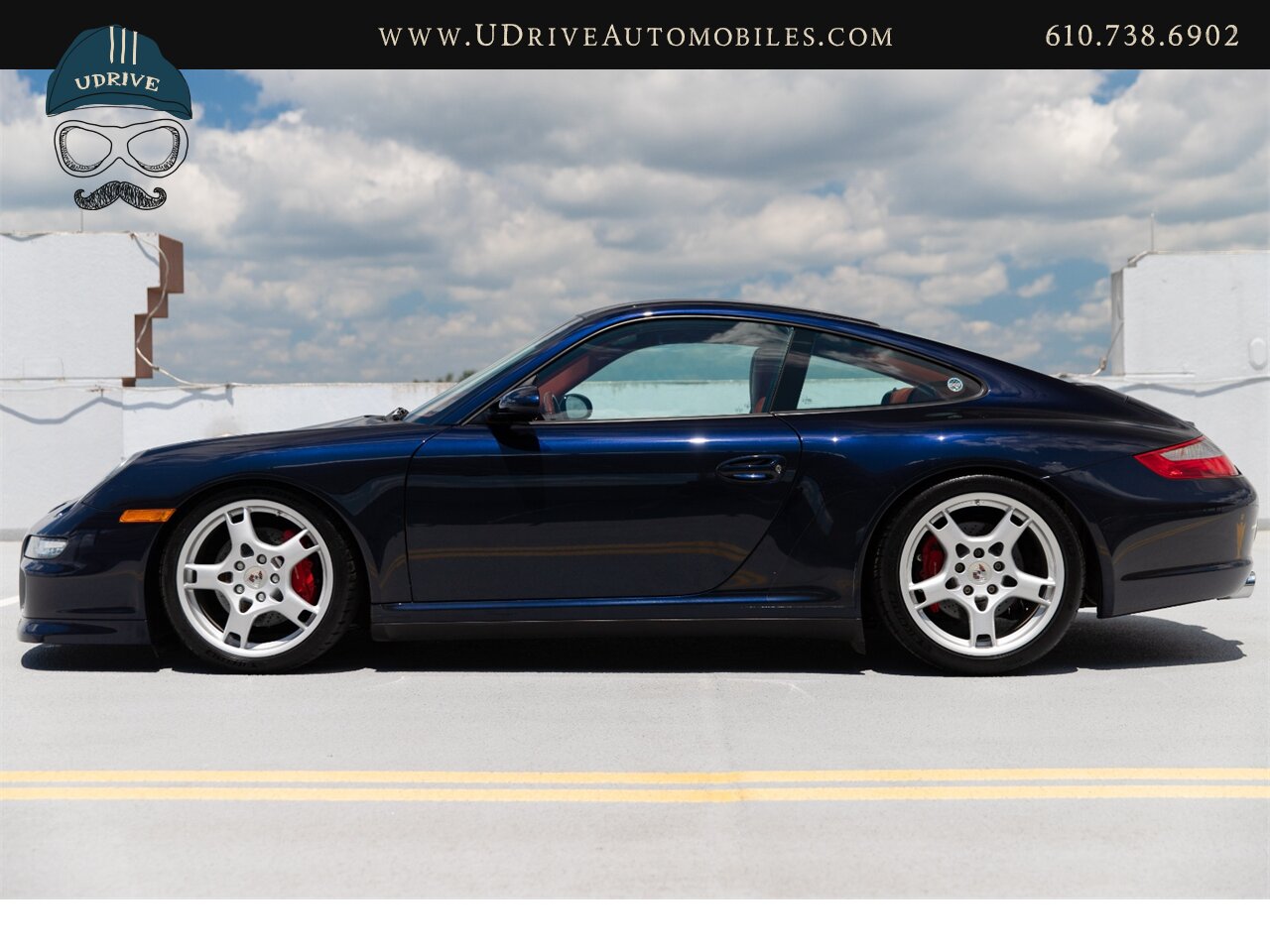 2007 Porsche 911 Carrera 4S 997 C4S 6 Spd Sport Chrono Sport Exhst  RARE Midnight Blue over Terracotta Full Lthr Thicker Steering Wheel - Photo 7 - West Chester, PA 19382