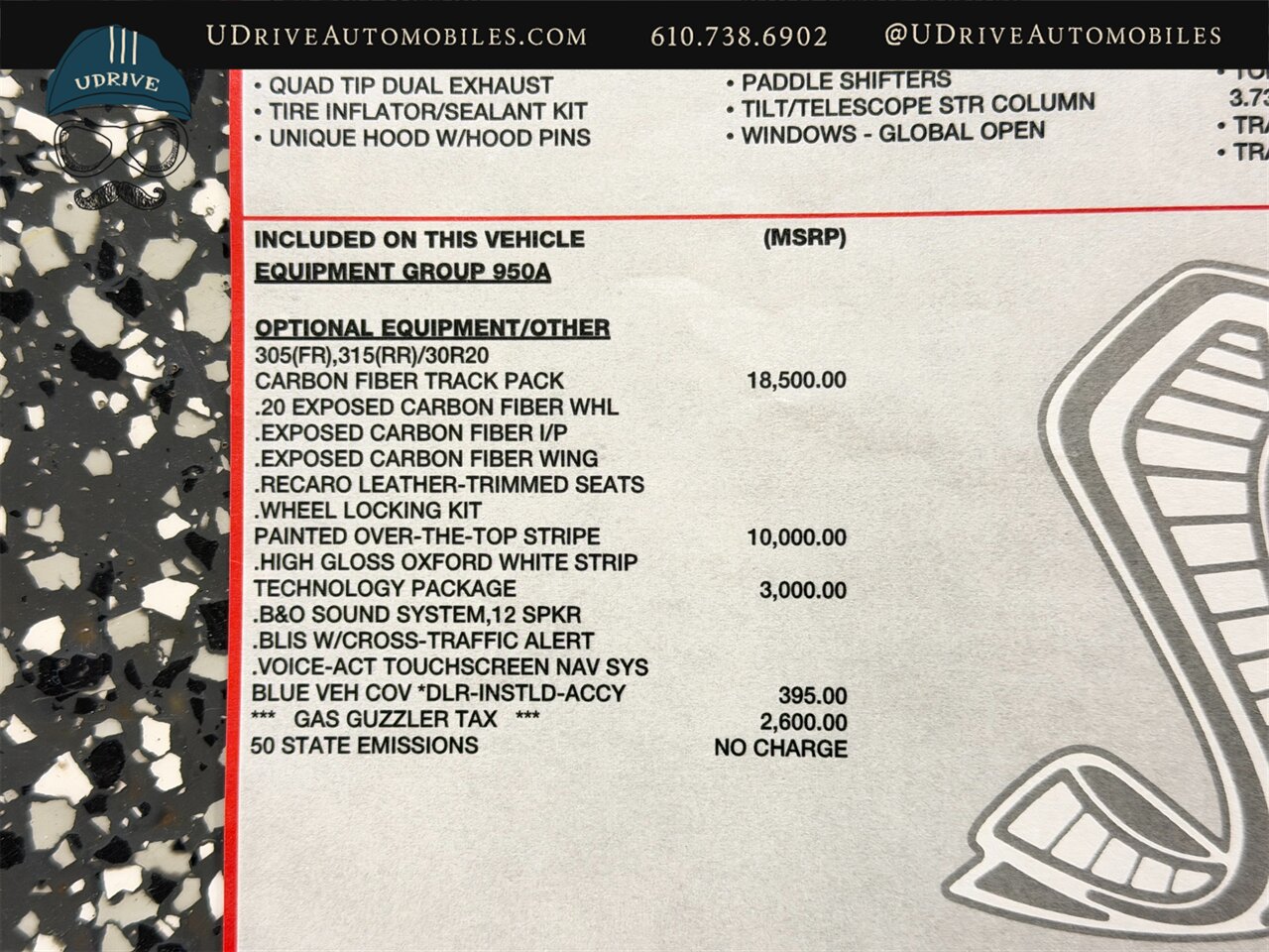 2020 Ford Mustang Shelby GT500 LIVE ON BRING A TRAILER Carbon Fiber Track Pack White Over The Top Stripe Teck Pkg 215 Miles - Photo 75 - West Chester, PA 19382