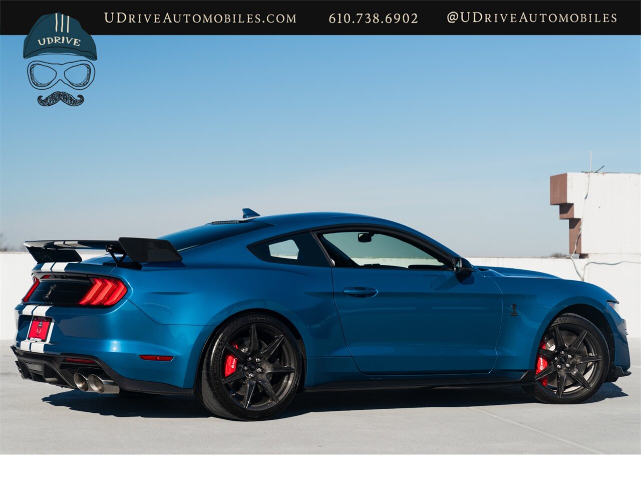 2020 Ford Mustang Shelby GT500 LIVE ON BRING A TRAILER Carbon Fiber Track Pack White Over The Top Stripe Teck Pkg 215 Miles - Photo 3 - West Chester, PA 19382