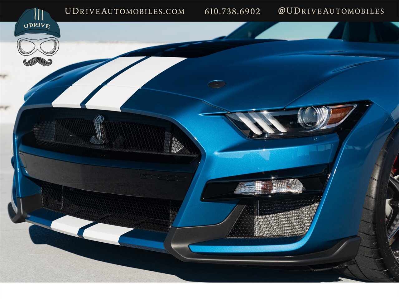 2020 Ford Mustang Shelby GT500 LIVE ON BRING A TRAILER Carbon Fiber Track Pack White Over The Top Stripe Teck Pkg 215 Miles - Photo 12 - West Chester, PA 19382