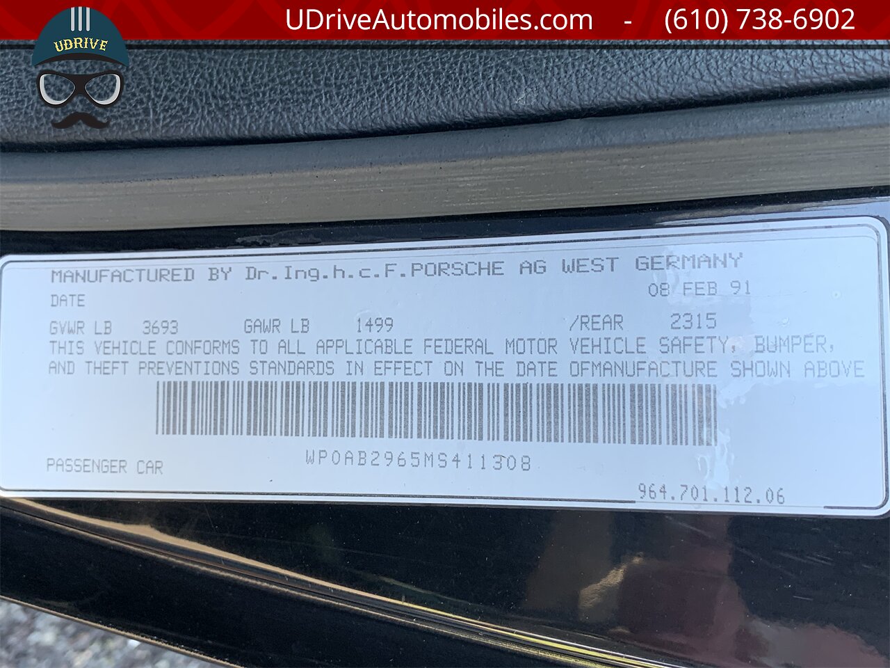 1991 Porsche 911 Carrera 2 964 Limited Slip Differential LSD  Service History Over $16k Spent Since 2018 - Photo 51 - West Chester, PA 19382