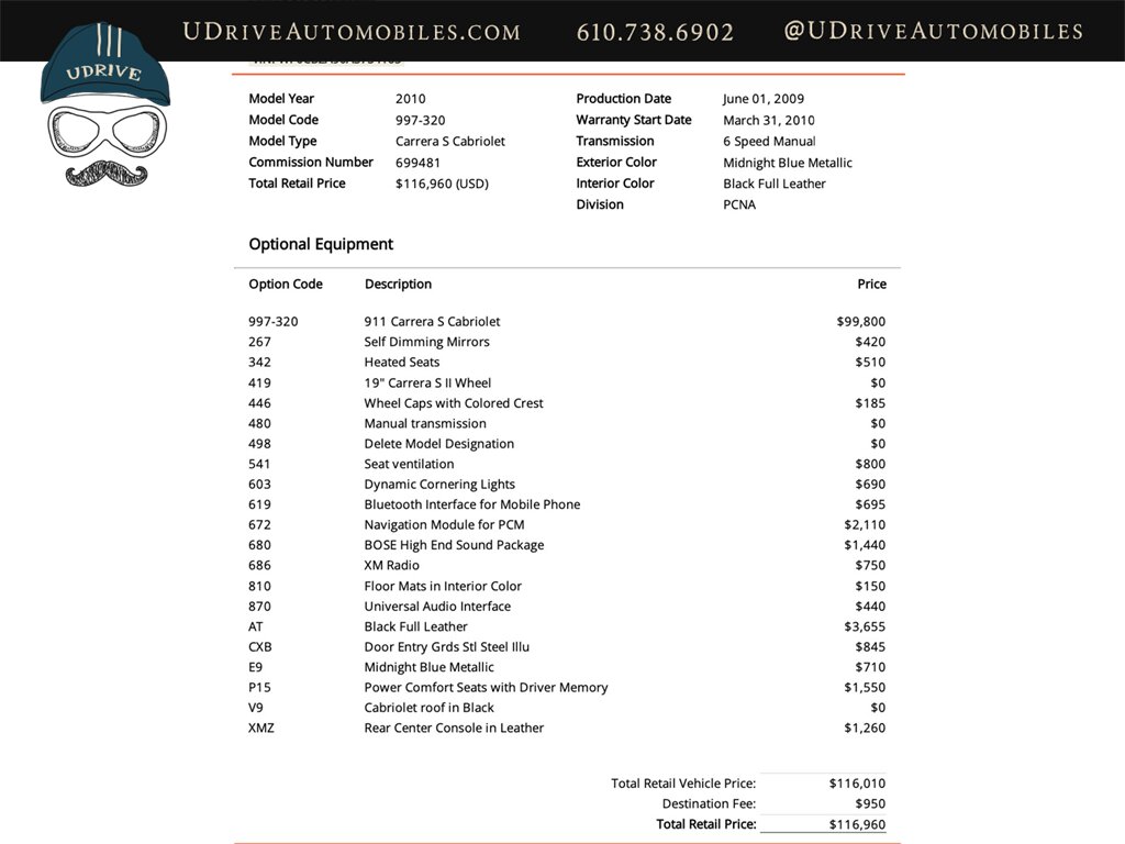 2010 Porsche 911 Carrera S Cabriolet - Photo 2 - West Chester, PA 19382