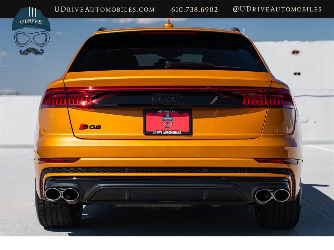 2021 Audi SQ8 4.0T quattro Premium Plus  SQ8 Dragon Orange Black Optic Pkg Sport Exhaust Kit Driver Asst Pkg - Photo 21 - West Chester, PA 19382