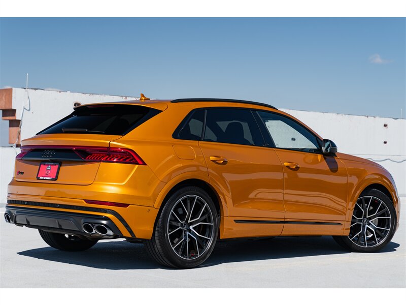 2021 Audi SQ8 4.0T quattro Premium Plus  SQ8 Dragon Orange Black Optic Pkg Sport Exhaust Kit Driver Asst Pkg