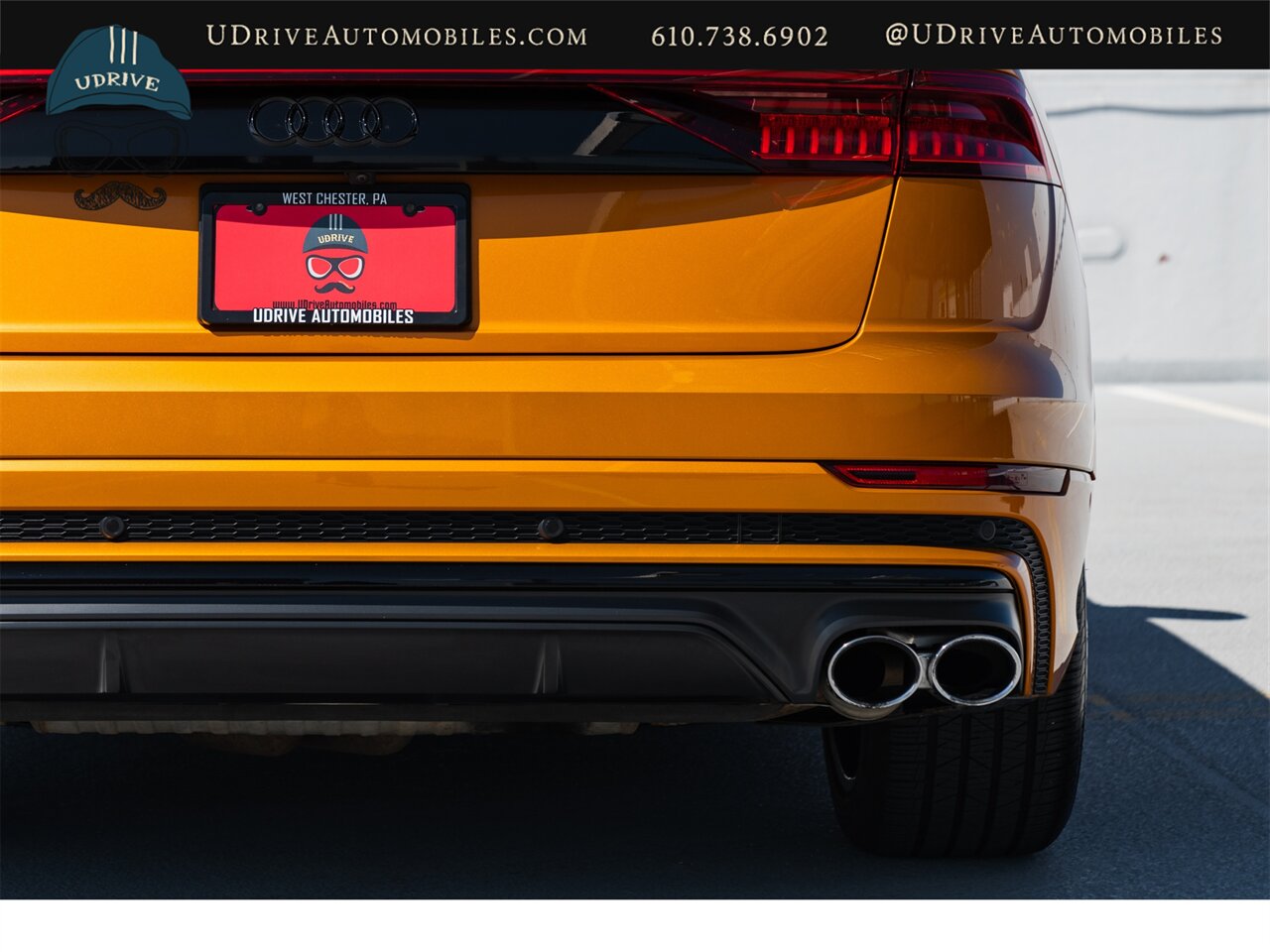 2021 Audi SQ8 4.0T quattro Premium Plus  SQ8 Dragon Orange Black Optic Pkg Sport Exhaust Kit Driver Asst Pkg - Photo 20 - West Chester, PA 19382