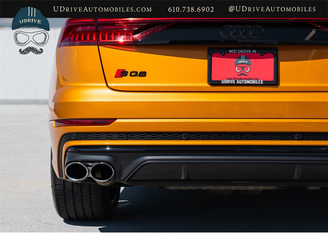 2021 Audi SQ8 4.0T quattro Premium Plus  SQ8 Dragon Orange Black Optic Pkg Sport Exhaust Kit Driver Asst Pkg - Photo 22 - West Chester, PA 19382