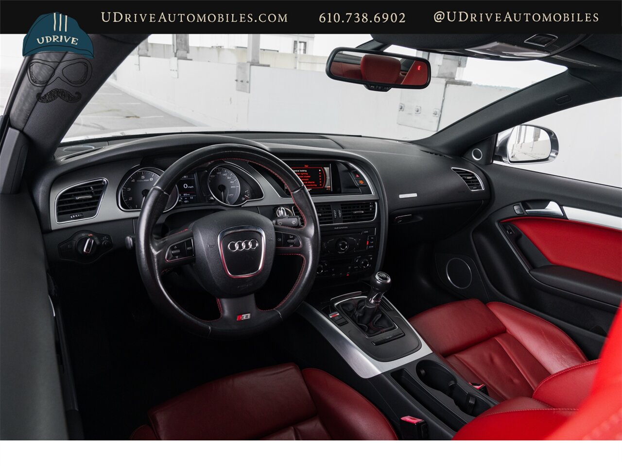 2008 Audi S5 Quattro  6 Speed Manual Magma Red Leather - Photo 34 - West Chester, PA 19382