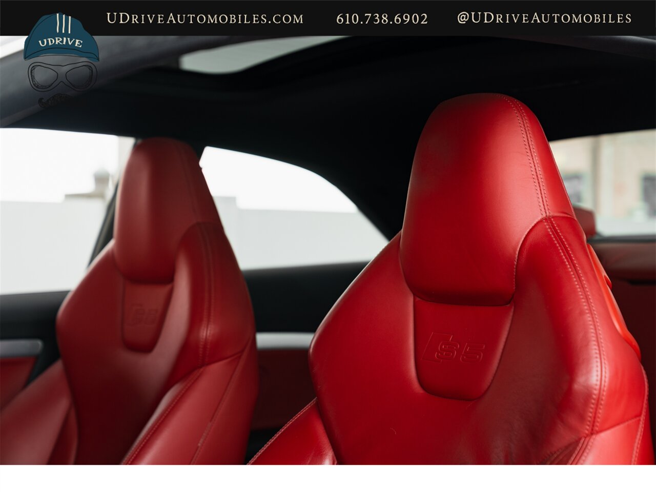 2008 Audi S5 Quattro  6 Speed Manual Magma Red Leather - Photo 32 - West Chester, PA 19382