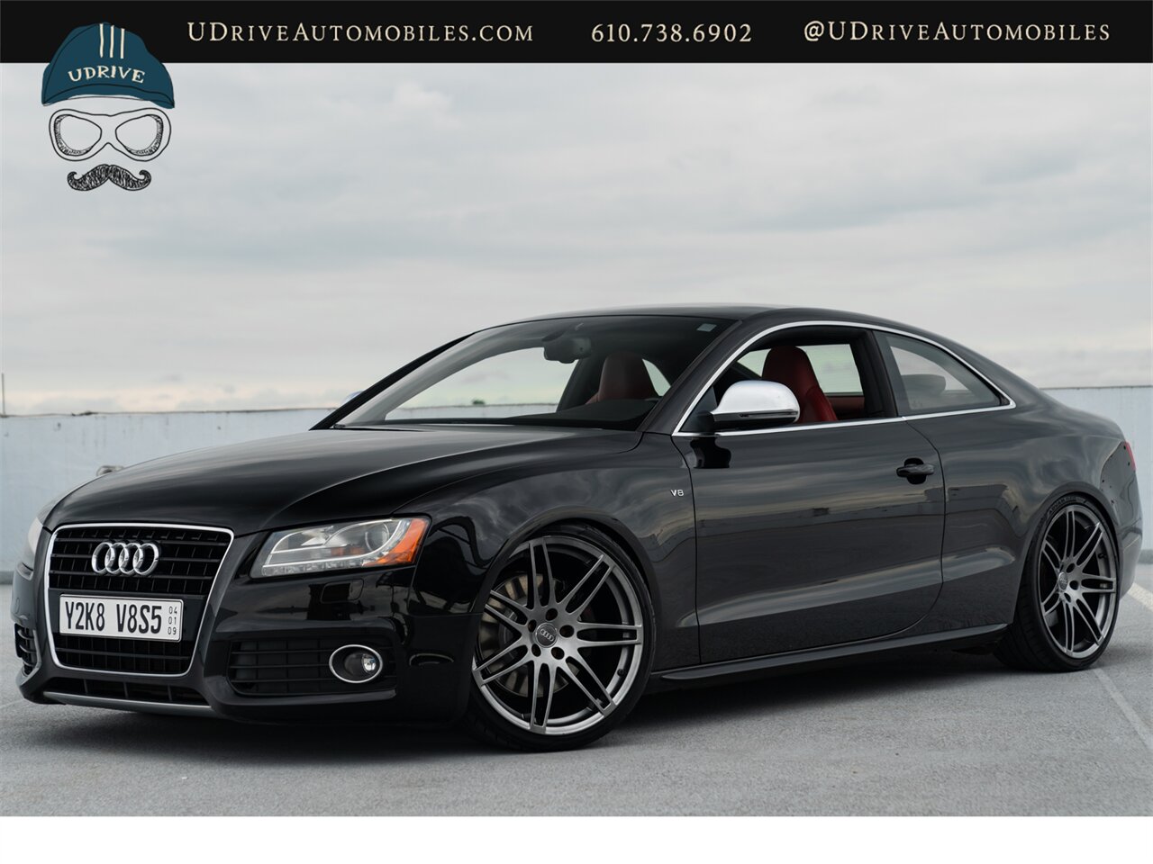 2008 Audi S5 Quattro  6 Speed Manual Magma Red Leather - Photo 1 - West Chester, PA 19382