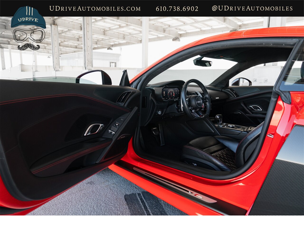 2017 Audi R8 5.2 quattro V10 Plus  Diamond Stitched Lthr Pkg B&O Sound 20in Whl Pkg Dynamic Steer Contrast Stitch - Photo 35 - West Chester, PA 19382