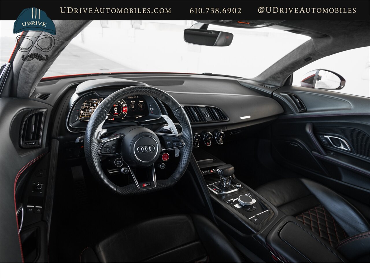2017 Audi R8 5.2 quattro V10 Plus  Diamond Stitched Lthr Pkg B&O Sound 20in Whl Pkg Dynamic Steer Contrast Stitch - Photo 39 - West Chester, PA 19382