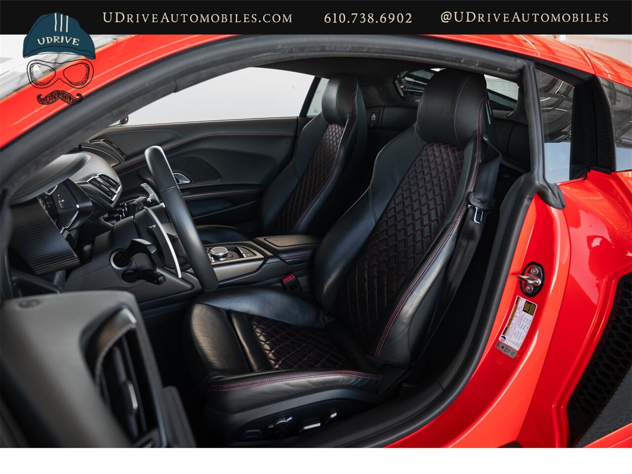 2017 Audi R8 5.2 quattro V10 Plus  Diamond Stitched Lthr Pkg B&O Sound 20in Whl Pkg Dynamic Steer Contrast Stitch - Photo 8 - West Chester, PA 19382