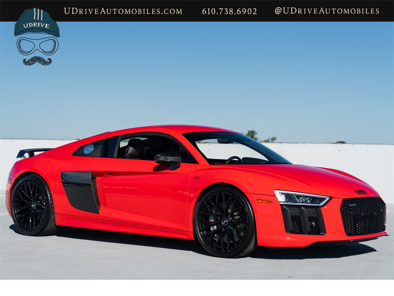 2017 Audi R8 5.2 quattro V10 Plus  Diamond Stitched Lthr Pkg B&O Sound 20in Whl Pkg Dynamic Steer Contrast Stitch - Photo 17 - West Chester, PA 19382