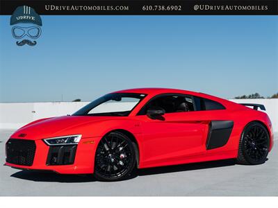 2017 Audi R8 5.2 quattro V10 Plus  Diamond Stitched Lthr Pkg B&O Sound 20in Whl Pkg Dynamic Steer Contrast Stitch Coupe