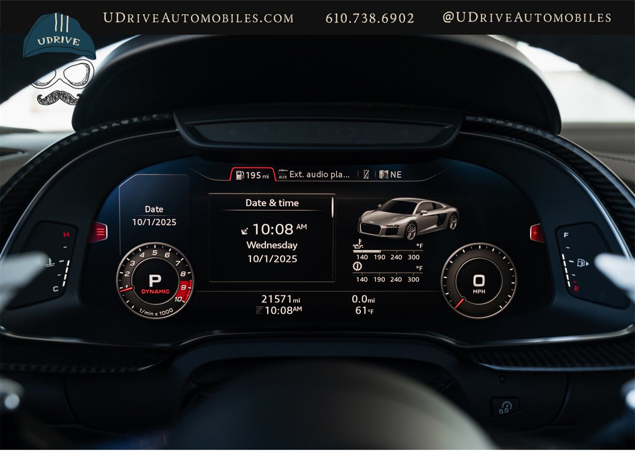 2017 Audi R8 5.2 quattro V10 Plus  Diamond Stitched Lthr Pkg B&O Sound 20in Whl Pkg Dynamic Steer Contrast Stitch - Photo 45 - West Chester, PA 19382