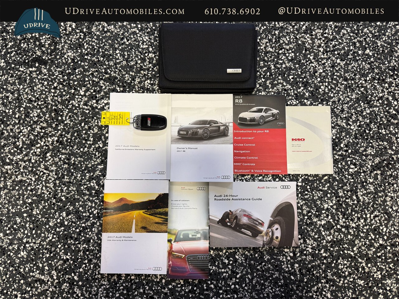2017 Audi R8 5.2 quattro V10 Plus  Diamond Stitched Lthr Pkg B&O Sound 20in Whl Pkg Dynamic Steer Contrast Stitch - Photo 67 - West Chester, PA 19382