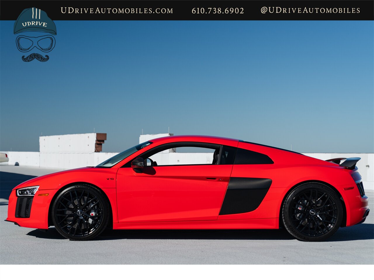 2017 Audi R8 5.2 quattro V10 Plus  Diamond Stitched Lthr Pkg B&O Sound 20in Whl Pkg Dynamic Steer Contrast Stitch - Photo 9 - West Chester, PA 19382